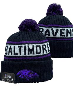 BALTIMORE RAVENS KNIT HAT