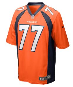 Alternative view of Quinn Meinerz Denver Broncos Nike Game Jersey - Orange