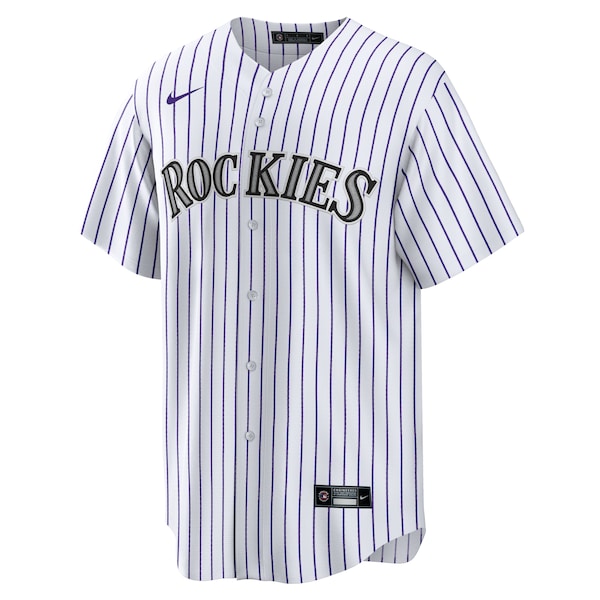 Colorado Rockies Nike Home Replica Team Jersey - White - Image 2