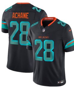 Miami Dolphins De¡¯Von Achane Nike 2025 Rivalries Collection Limited Jersey - Pitch Blue