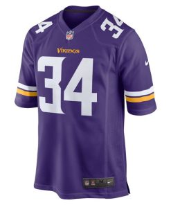 Alternative view of Nick Muse Minnesota Vikings Nike Home Game Player Jersey - Purple