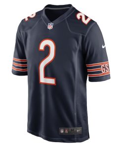 Alternative view of D.J. Moore Chicago Bears Nike Team Color Game Jersey - Navy
