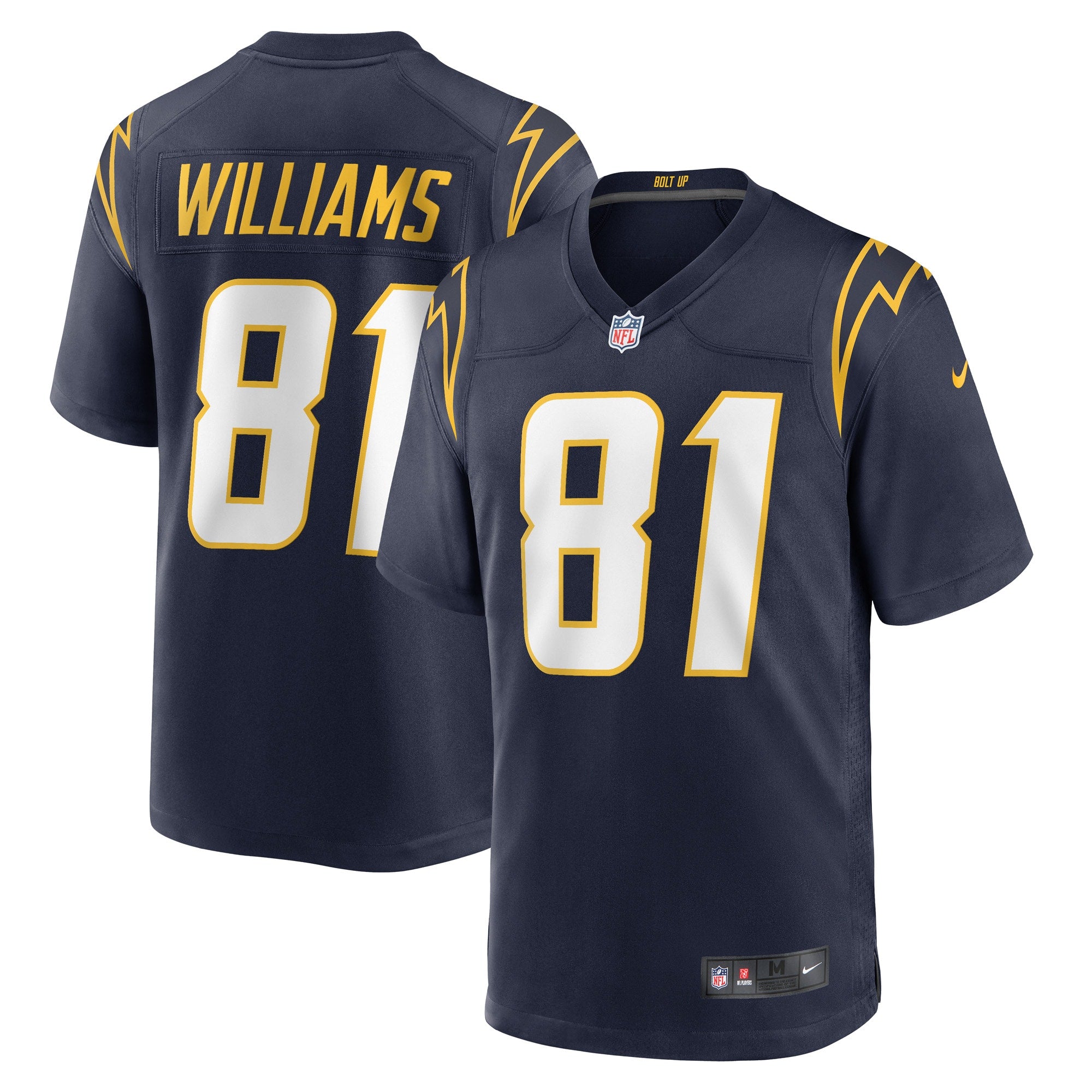 Mike Williams Los Angeles Chargers Nike Game Jersey - Royal/Blue/Navy/White - Image 10