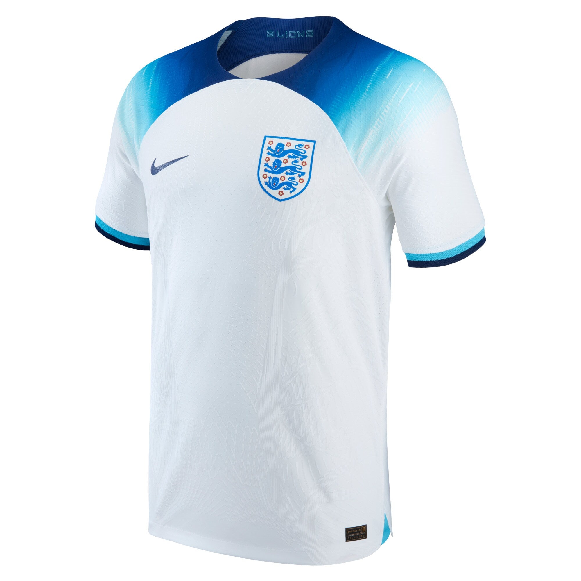 England National Team Nike 2022/23 Home Authentic Blank Jersey - White - Image 2
