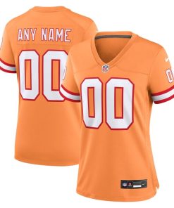 Tampa Bay Buccaneers Nike Women's Custom Throwback Game Jersey - Orange