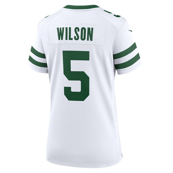 Garrett Wilson New York Jets Nike Women's Alternate Game Jersey - White - Image 3