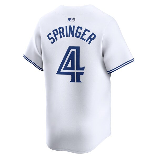 George Springer Toronto Blue Jays Nike Home Limited Player Jersey - White - Image 3