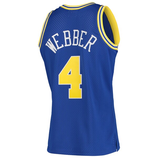 Chris Webber Golden State Warriors 1993/94 Hardwood Classics Swingman Jersey - Royal - Image 3