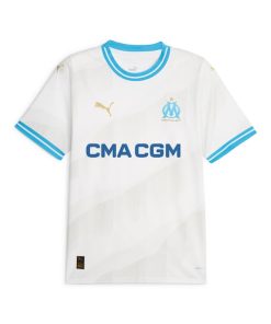 Alternative view of Olympique Marseille Puma 2023/24 Home Replica Jersey - White