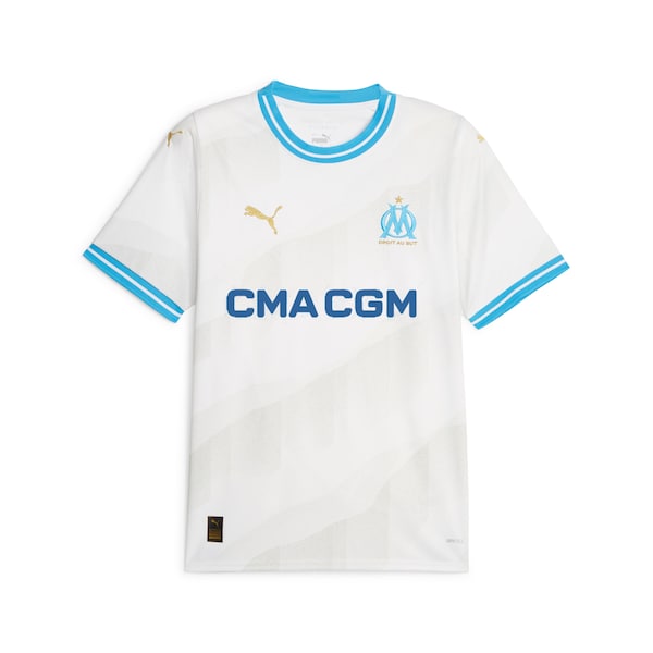 Olympique Marseille Puma 2023/24 Home Replica Jersey - White - Image 2
