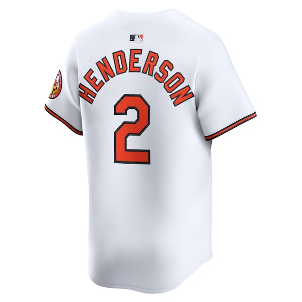 Gunnar Henderson Baltimore Orioles Nike Limited Player Jersey - White/Gray - Image 4