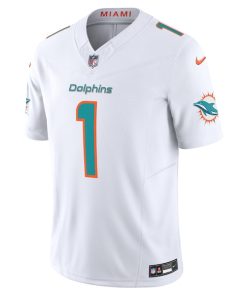 Alternative view of Tua Tagovailoa Miami Dolphins Nike Vapor F.U.S.E. Limited Jersey - White