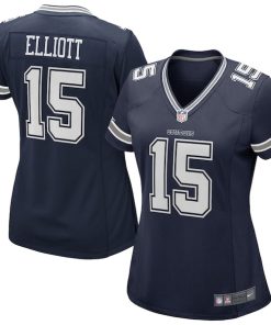 Ezekiel Elliott Dallas Cowboys Nike Women's Game Jersey - Navy