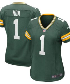 Number 1 Mom Green Bay Packers Nike Women's Game Jersey - Green