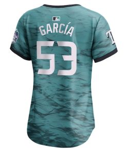 Alternative view of Adolis Garcia American League Nike Women's 2023 MLB All-Star Game Limited Player Jersey - Teal