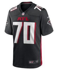 Alternative view of Jake Matthews Atlanta Falcons Nike Game Jersey - Black