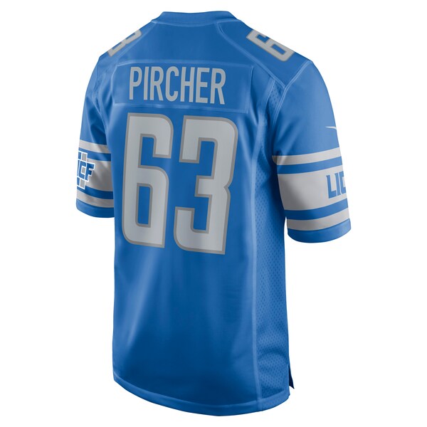 Max Pircher Detroit Lions Nike Team Game Jersey - Blue - Image 2