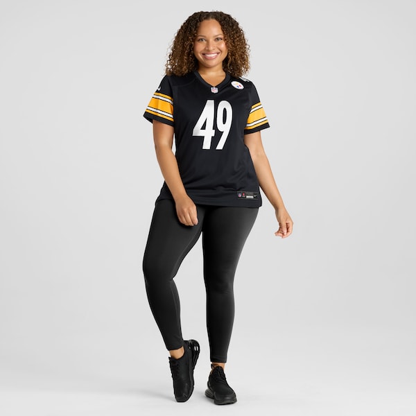 Jeremiah Moon Pittsburgh Steelers Nike Women's Game Jersey - Black - Image 6