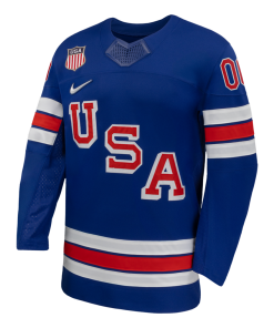 Alternative view of USA Hockey Nike 2026 Home Replica Custom Jersey - Royal