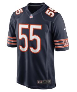 Alternative view of Khalid Kareem Chicago Bears Nike Team Game Jersey -  Navy