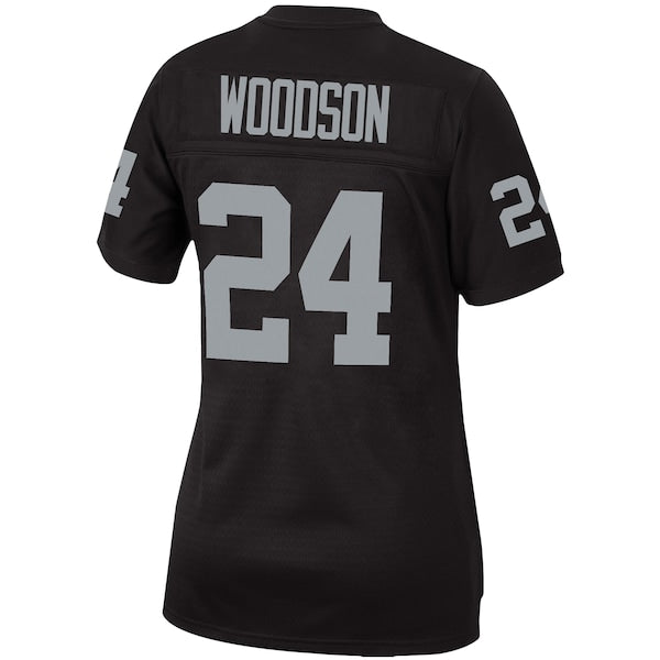 Charles Woodson Las Vegas Raiders Women's Legacy Replica Team Jersey - Black - Image 3
