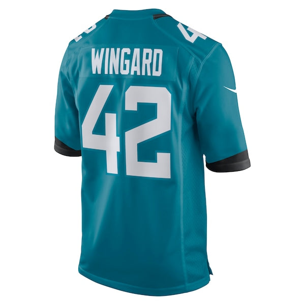 Andrew Wingard Jacksonville Jaguars Nike Game Jersey - Teal - Image 3