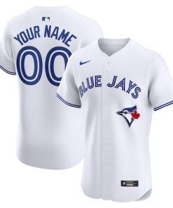 Toronto Blue Jays Nike Home Elite Custom Jersey - White