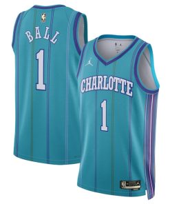 LaMelo Ball Charlotte Hornets Jordan Brand Unisex 2023/24 Swingman Replica Jersey - Classic Edition - Teal