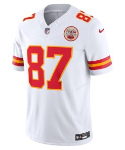 Alternative view of Travis Kelce Kansas City Chiefs Nike Vapor F.U.S.E. Limited Jersey - White