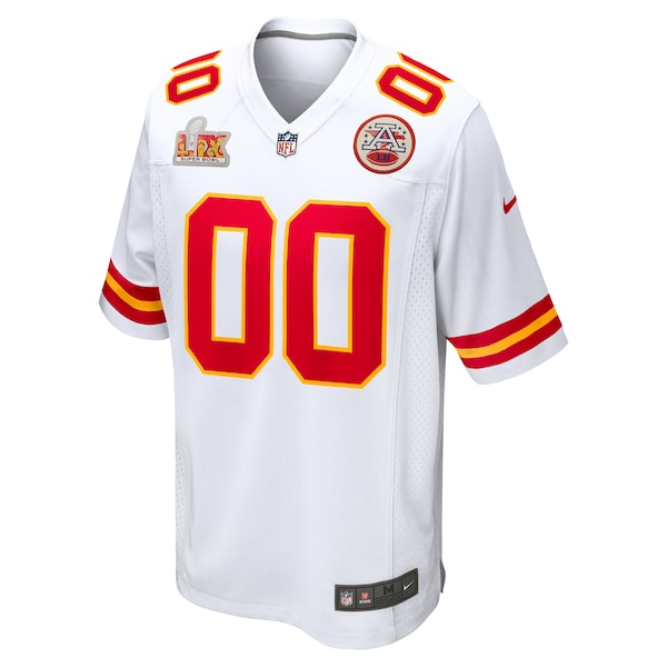 Kansas City Chiefs Nike Super Bowl LIX Custom Game Jersey - White - Image 2