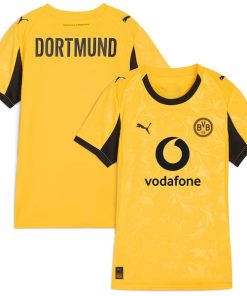 Borussia Dortmund Puma Women's 2025/26 Cup Third Replica Jersey - Yellow