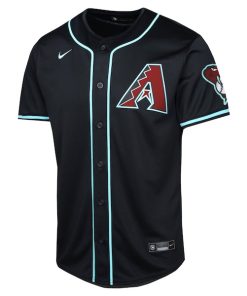 Alternative view of Arizona Diamondbacks Nike Women's Alternate Limited Custom Jersey - Black