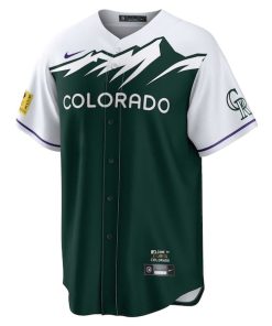 Alternative view of Kris Bryant Colorado Rockies Nike 2022 City Connect Replica Player Jersey - Green