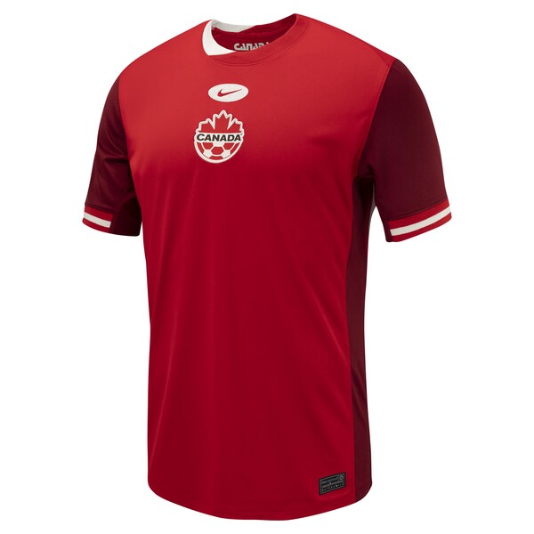 Canada Soccer Nike Men's 2024 Home Replica Jersey - Red - Image 2