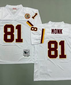 Art Monk Washington Redskins Authentic Throwback Retired Player Jersey