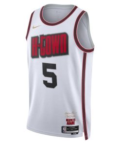 Alternative view of Fred VanVleet Houston Rockets Nike Unisex 2024/25 Swingman Player Jersey - City Edition - White