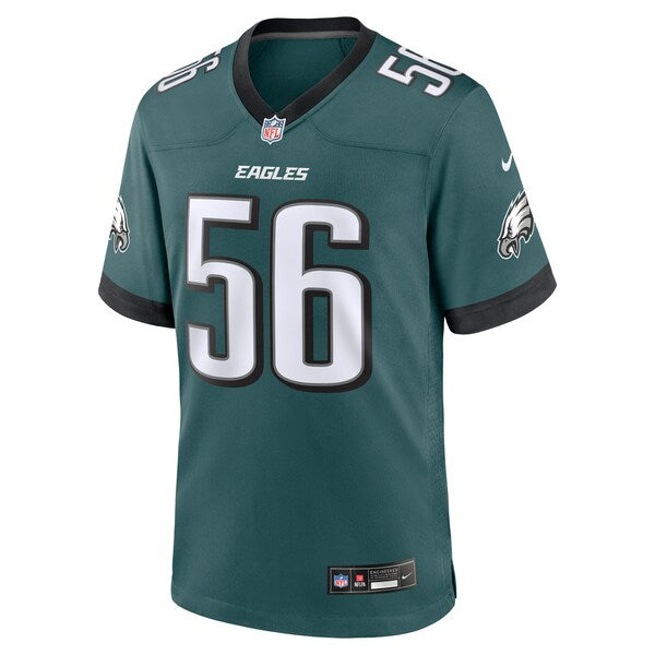 Tyler Steen Philadelphia Eagles Nike Team Game Jersey - Midnight Green - Image 7
