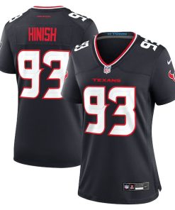 Kurt Hinish Houston Texans Nike Women's Team Game Jersey -  Navy