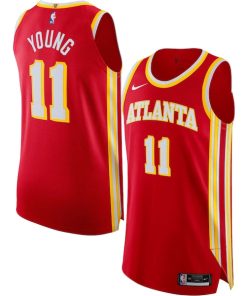 Trae Young Atlanta Hawks Nike Authentic Jersey - Association Edition - Red