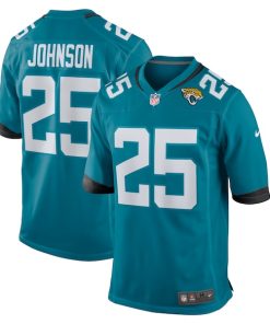 D'Ernest Johnson Jacksonville Jaguars Nike Team Game Jersey -  Teal