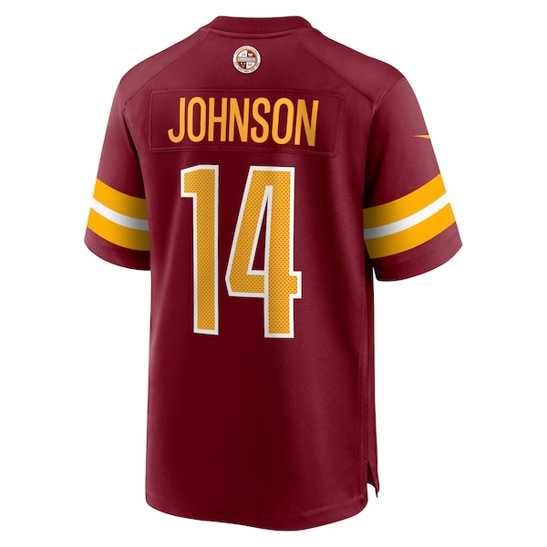 Josh Johnson Washington Commanders Nike Team Game Jersey - Burgundy - Image 3
