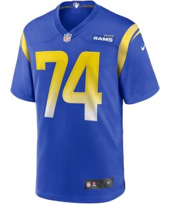 Alternative view of Merlin Olsen Los Angeles Rams Nike Game Retired Player Jersey - Royal