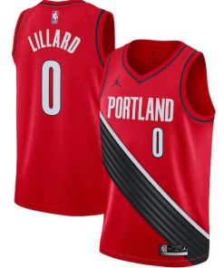 Damian Lillard Portland Trail Blazers Jordan Brand 2020/21 Swingman Jersey - Statement Edition - Red