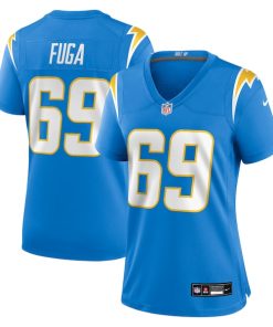 Josh Fuga Los Angeles Chargers Nike Women's Team Game Jersey -  Powder Blue
