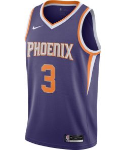 Alternative view of Chris Paul Phoenix Suns Nike 2020/21 Swingman Jersey Purple - Icon Edition