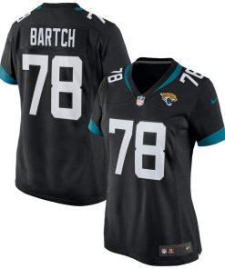 Alternative view of Ben Bartch Jacksonville Jaguars Nike Women's Game Jersey - Black/Teal