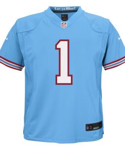 Alternative view of Cameron Ward Tennessee Titans Nike Toddler Alternate 2 Game Jersey - Light Blue