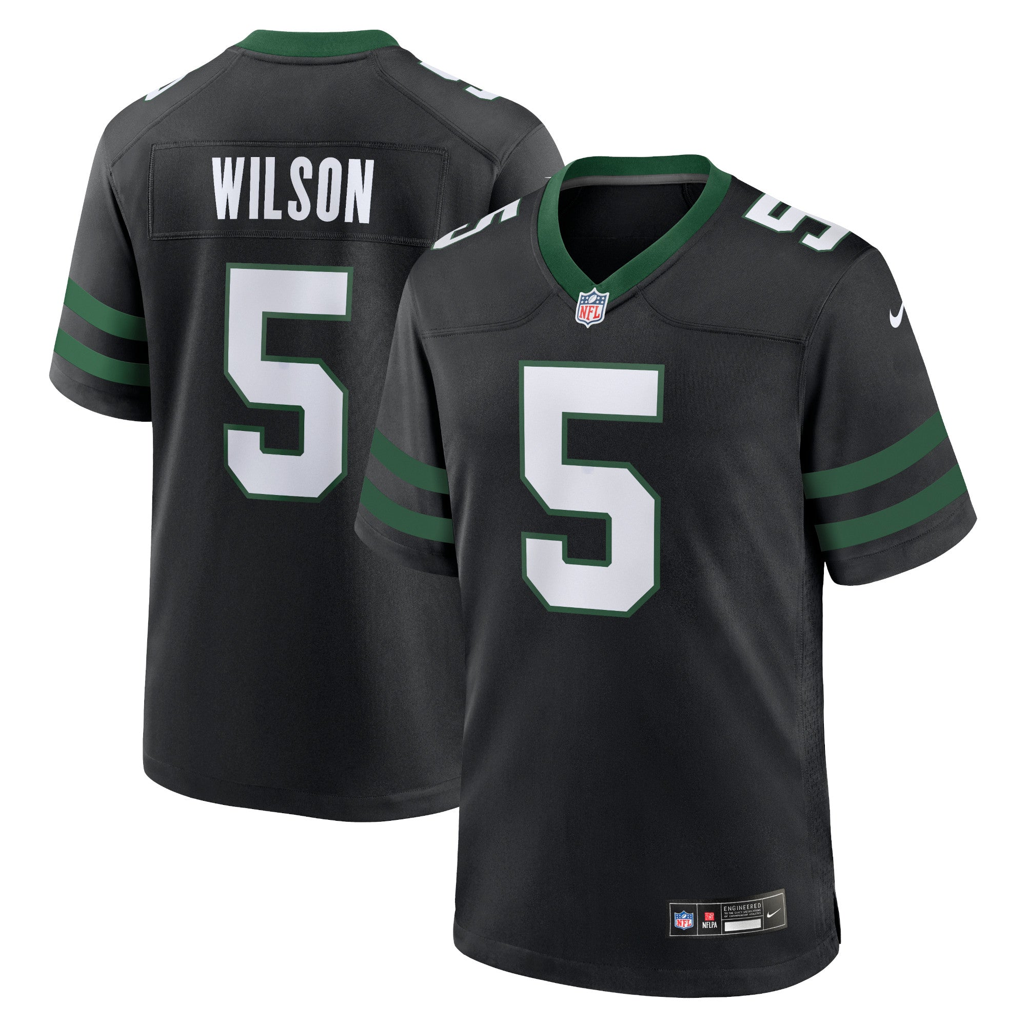 Garrett Wilson New York Jets Nike Game Jersey - Legacy Green - Image 5