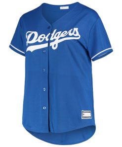Alternative view of Mookie Betts Los Angeles Dodgers Women's Plus Size Replica Player Jersey - Royal