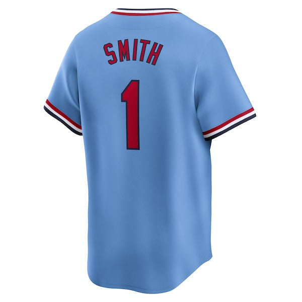 Ozzie Smith St. Louis Cardinals Nike Throwback Cooperstown Limited Jersey - Royal - Image 3